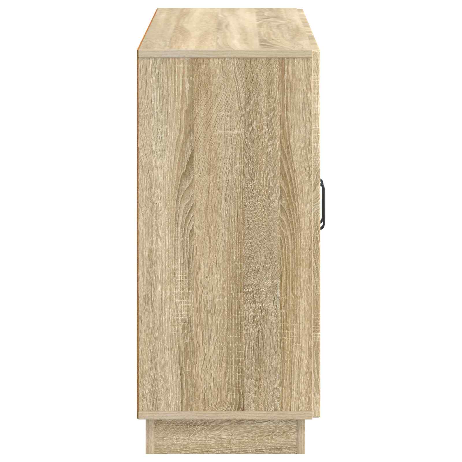 Dressoir Sonoma Eiken 89 x 34,5 x 77 cm Bewerkt hout