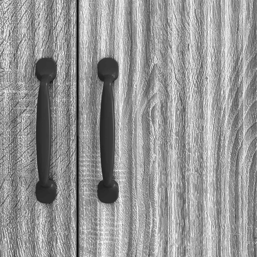 Dressoir Grijs sonoma 89 x 34,5 x 77 cm Bewerkt hout