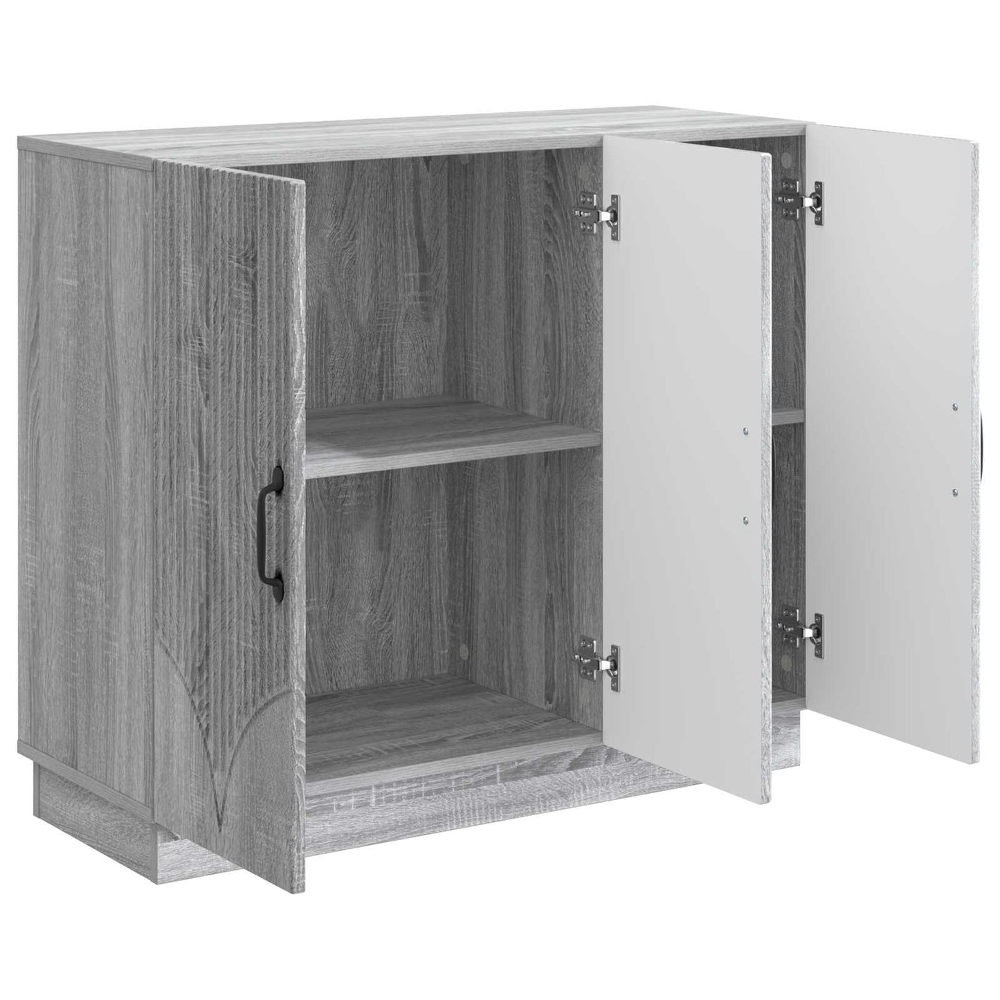 Dressoir Grijs sonoma 89 x 34,5 x 77 cm Bewerkt hout