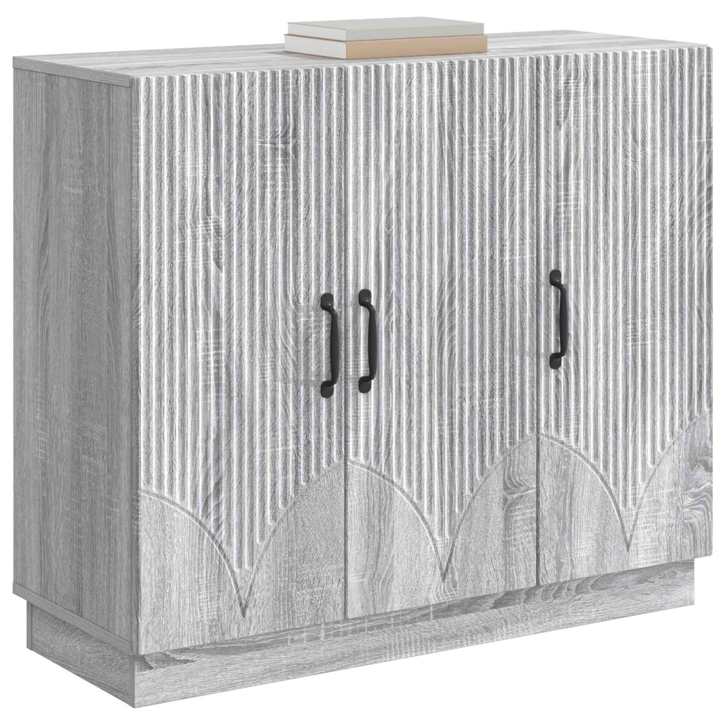 Dressoir Grijs sonoma 89 x 34,5 x 77 cm Bewerkt hout