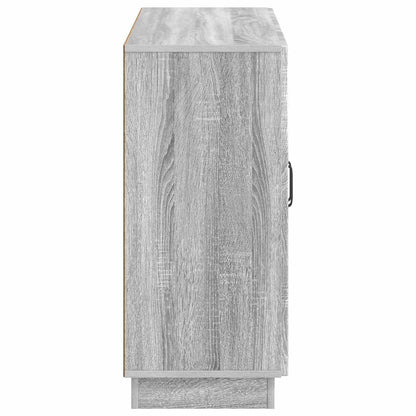 Dressoir Grijs sonoma 89 x 34,5 x 77 cm Bewerkt hout