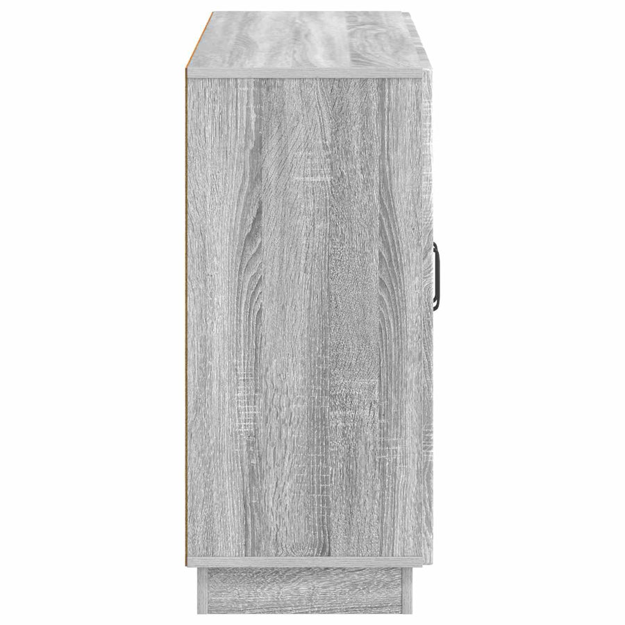 Dressoir Grijs sonoma 89 x 34,5 x 77 cm Bewerkt hout