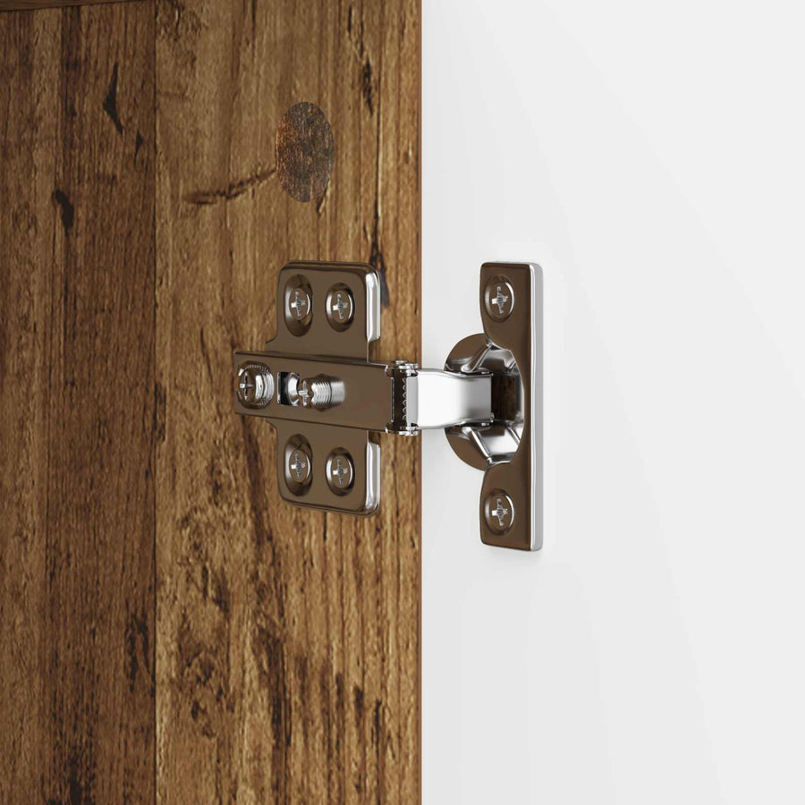 Dressoir Oud hout 89 x 34,5 x 77 cm Bewerkt hout