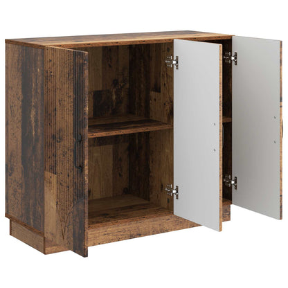 Dressoir Oud hout 89 x 34,5 x 77 cm Bewerkt hout