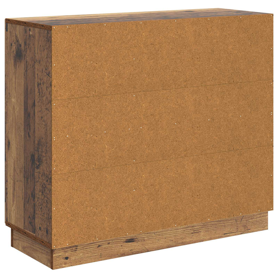 Dressoir Oud hout 89 x 34,5 x 77 cm Bewerkt hout