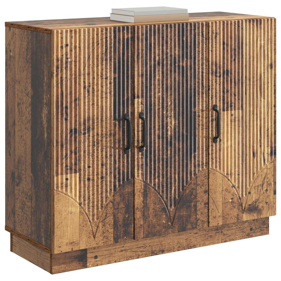 Dressoir Oud hout 89 x 34,5 x 77 cm Bewerkt hout