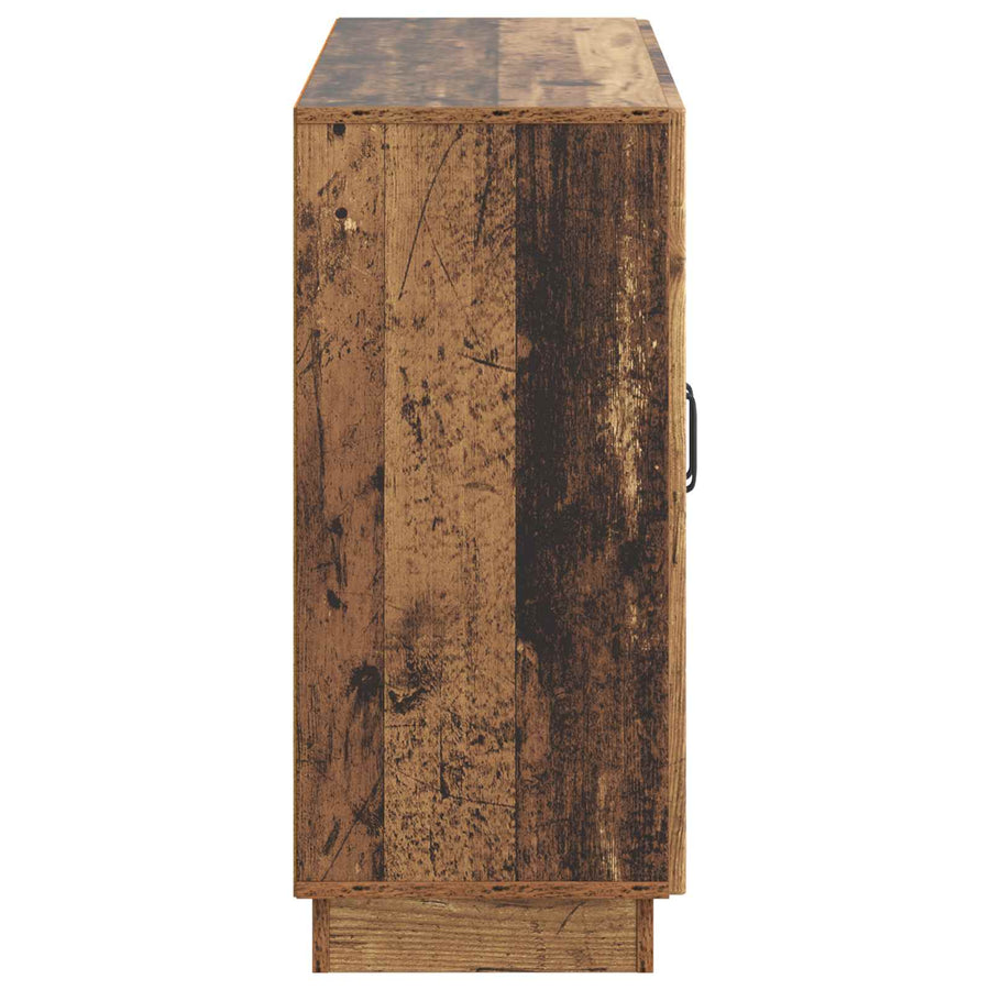 Dressoir Oud hout 89 x 34,5 x 77 cm Bewerkt hout