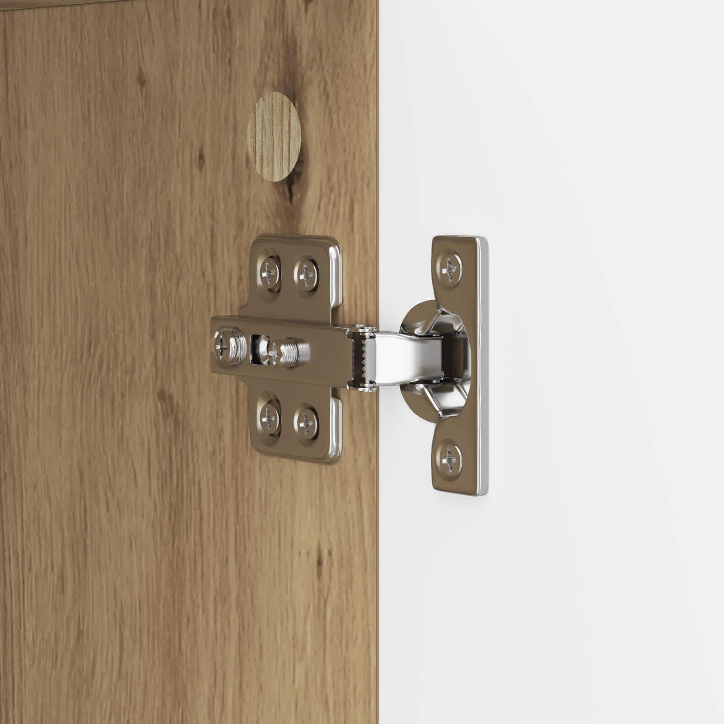 Dressoir Artisanaal eiken 89 x 34,5 x 77 cm Bewerkt hout