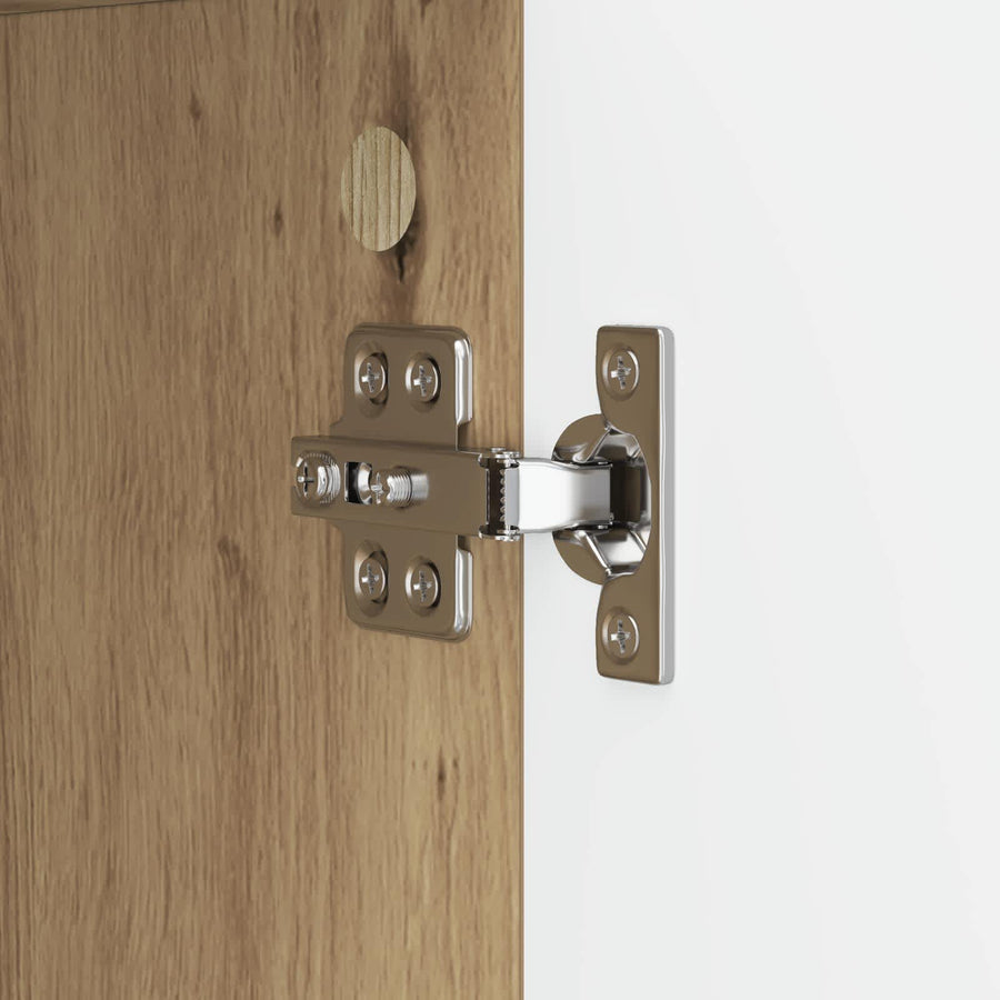 Dressoir Artisanaal eiken 89 x 34,5 x 77 cm Bewerkt hout