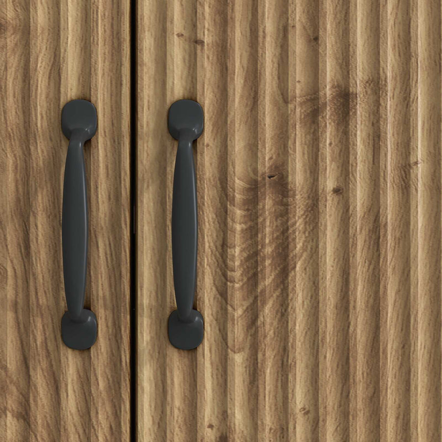 Dressoir Artisanaal eiken 89 x 34,5 x 77 cm Bewerkt hout