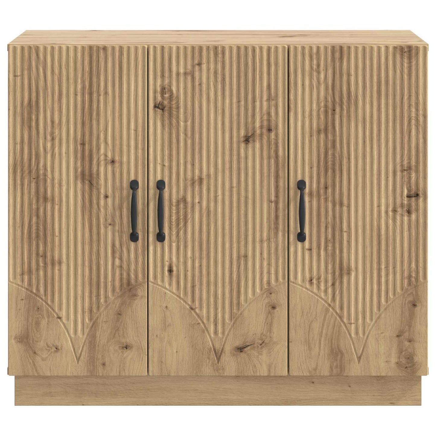 Dressoir Artisanaal eiken 89 x 34,5 x 77 cm Bewerkt hout