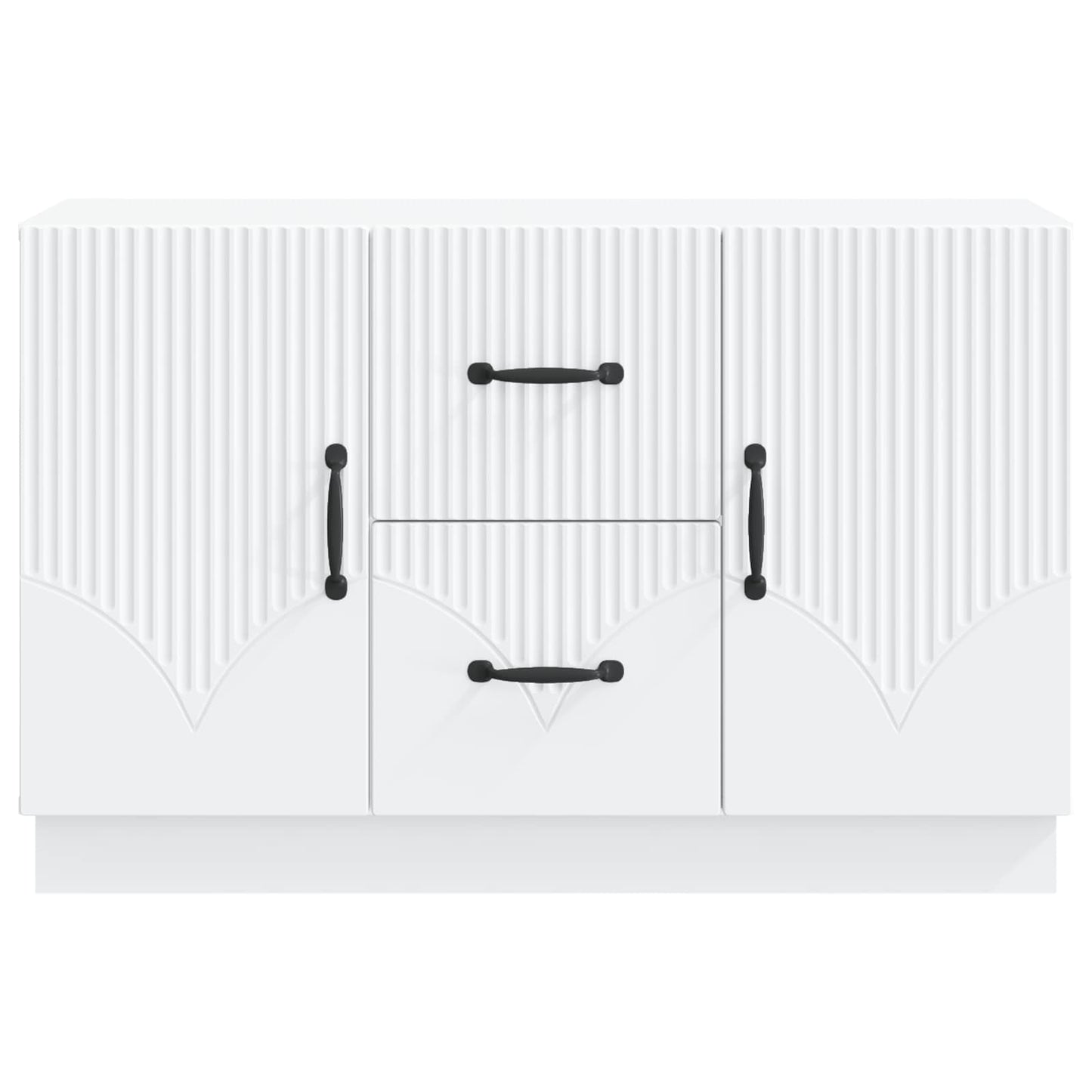 Dressoir met lade Wit 89 x 34,5 x 57 cm Bewerkt hout