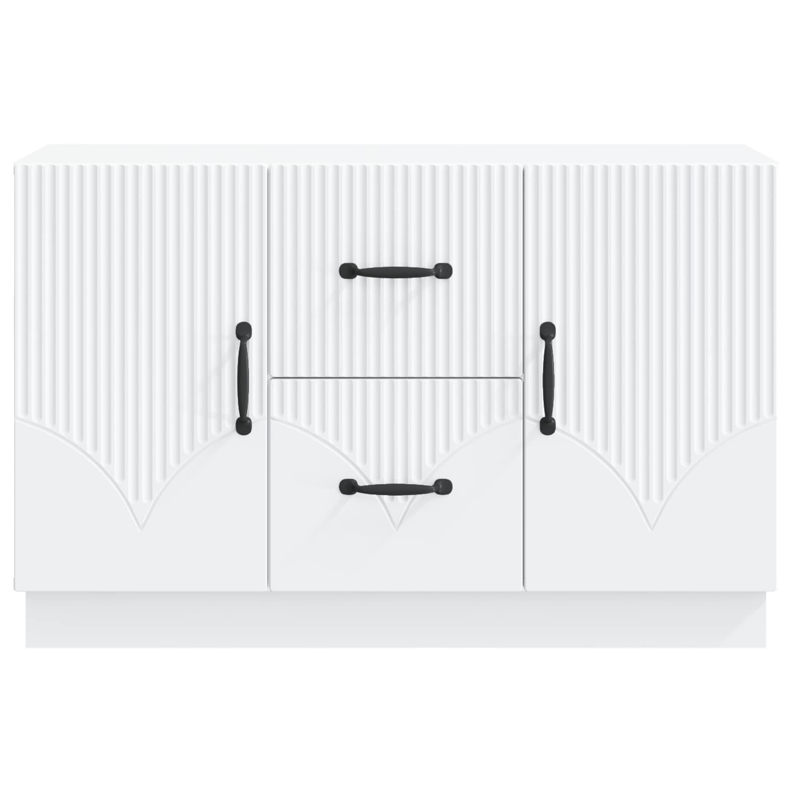 Dressoir met lade Wit 89 x 34,5 x 57 cm Bewerkt hout