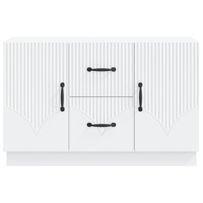 Dressoir met lade Wit 89 x 34,5 x 57 cm Bewerkt hout