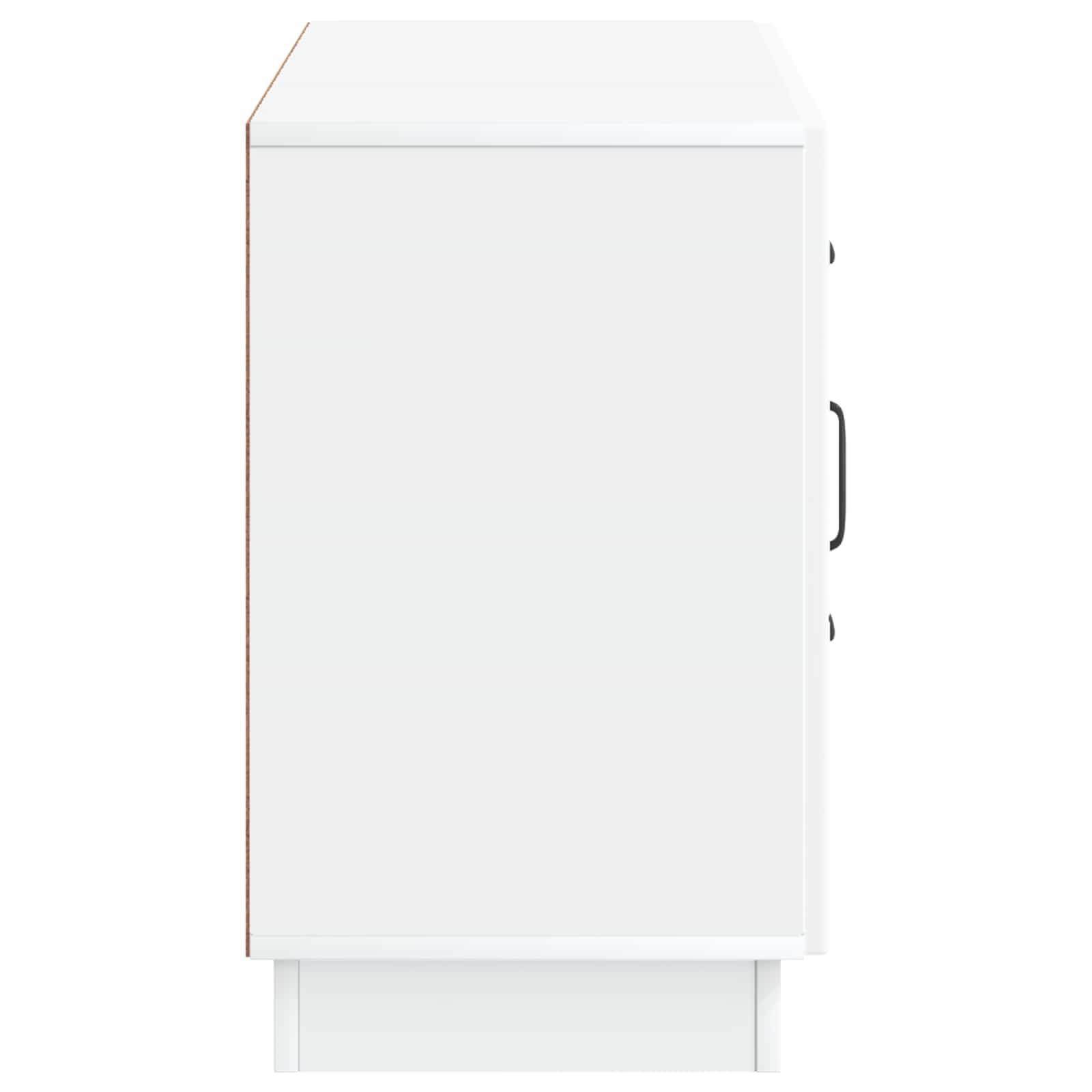 Dressoir met lade Wit 89 x 34,5 x 57 cm Bewerkt hout
