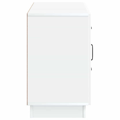 Dressoir met lade Wit 89 x 34,5 x 57 cm Bewerkt hout