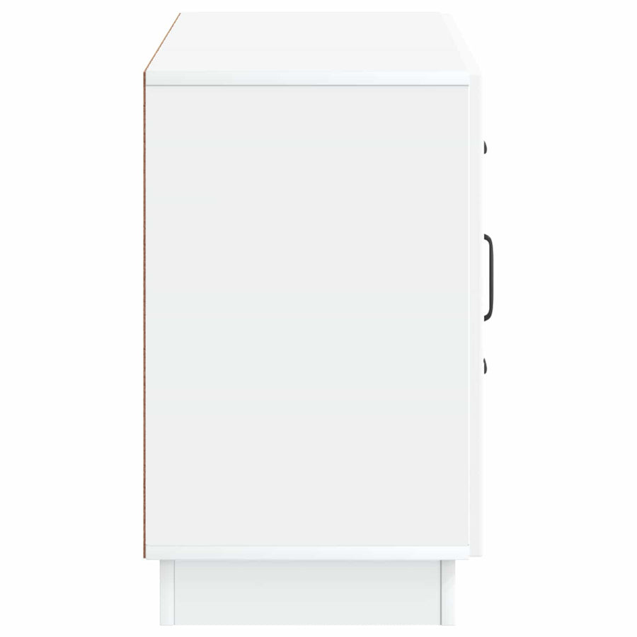 Dressoir met lade Wit 89 x 34,5 x 57 cm Bewerkt hout