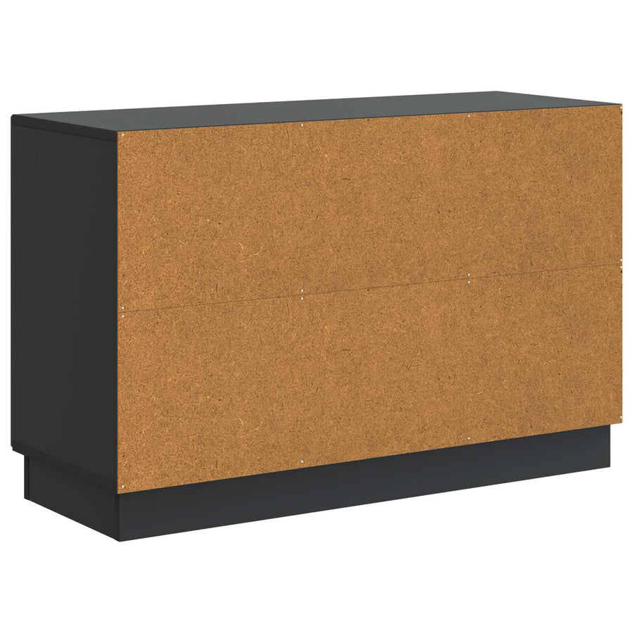 Dressoir met lade Zwart 89 x 34,5 x 57 cm Bewerkt hout