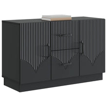 Dressoir met lade Zwart 89 x 34,5 x 57 cm Bewerkt hout