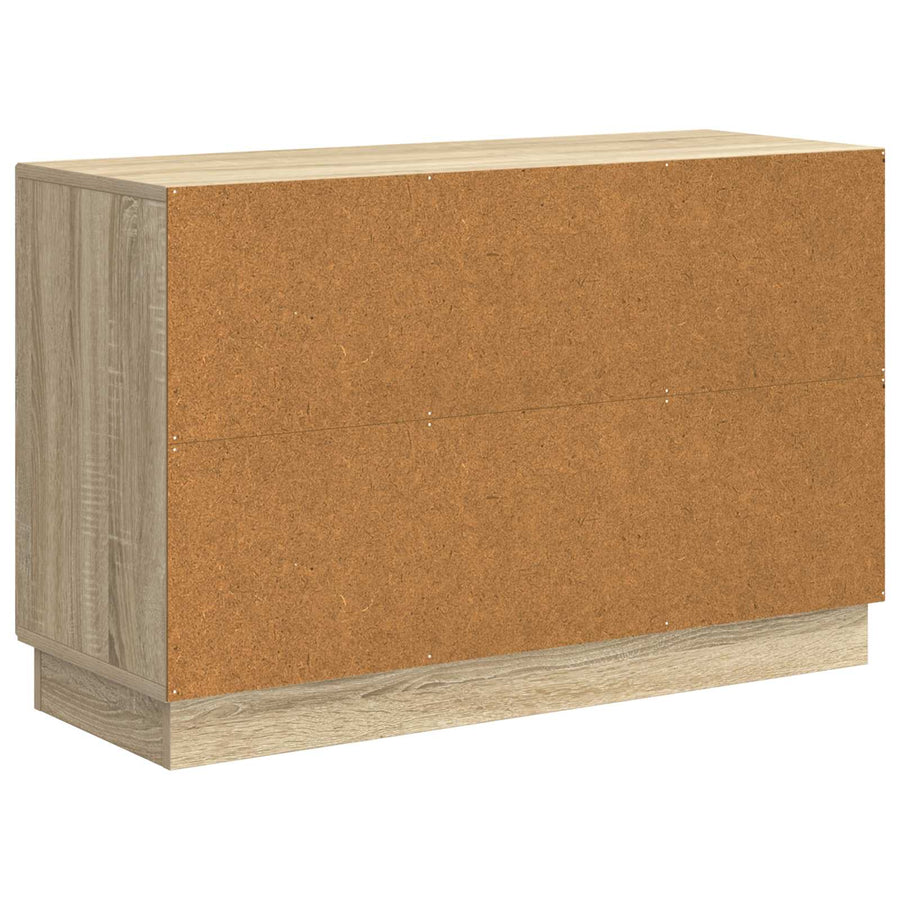Dressoir met lade Sonoma Eiken 89 x 34,5 x 57 cm Bewerkt hout