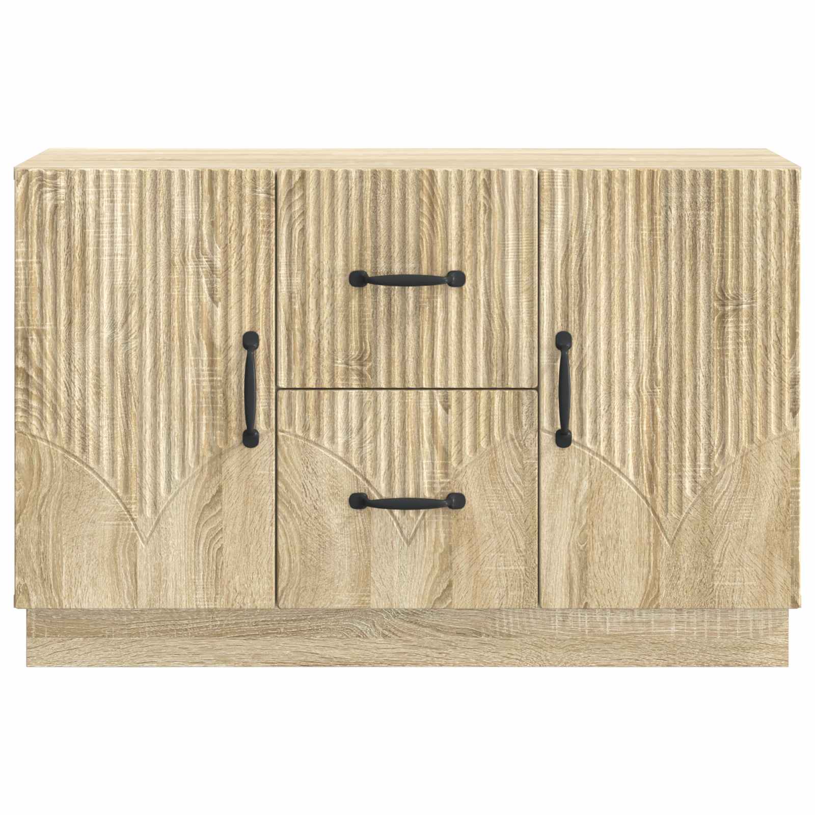Dressoir met lade Sonoma Eiken 89 x 34,5 x 57 cm Bewerkt hout