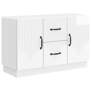 Dressoir hoogglans wit 89x34,5x57 cm
