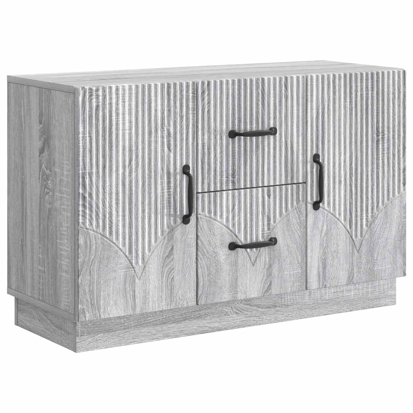 Dressoir met lade Grijs sonoma 89 x 34,5 x 57 cm Bewerkt hout