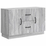 Dressoir grijs sonoma 89x34,5x57 cm bewerkt hout