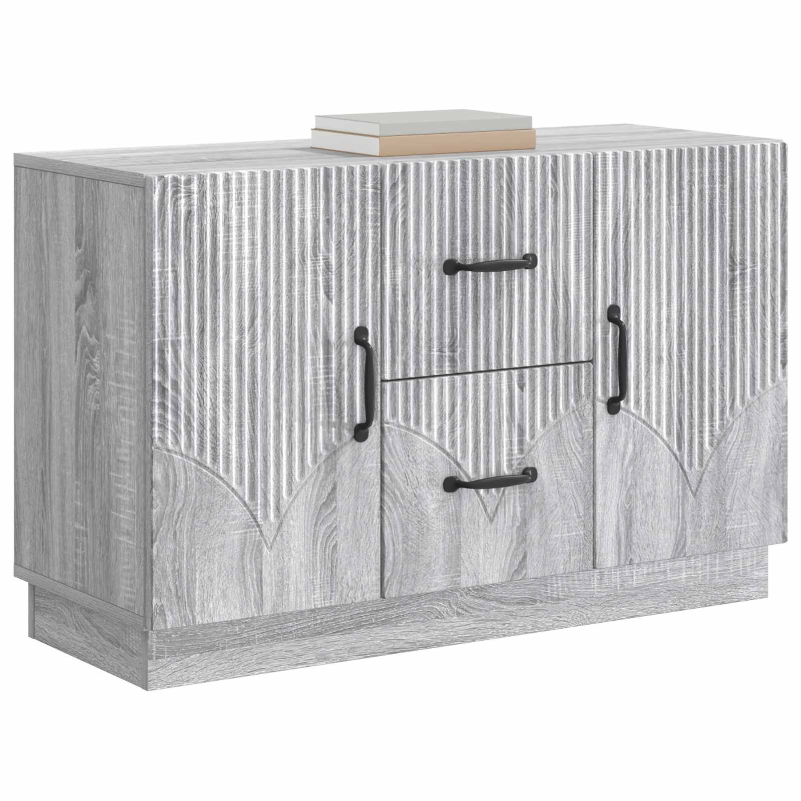 Dressoir met lade Grijs sonoma 89 x 34,5 x 57 cm Bewerkt hout