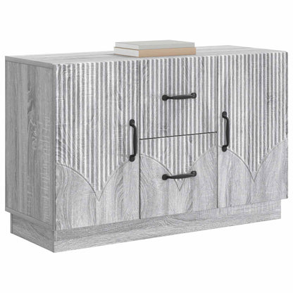 Dressoir met lade Grijs sonoma 89 x 34,5 x 57 cm Bewerkt hout
