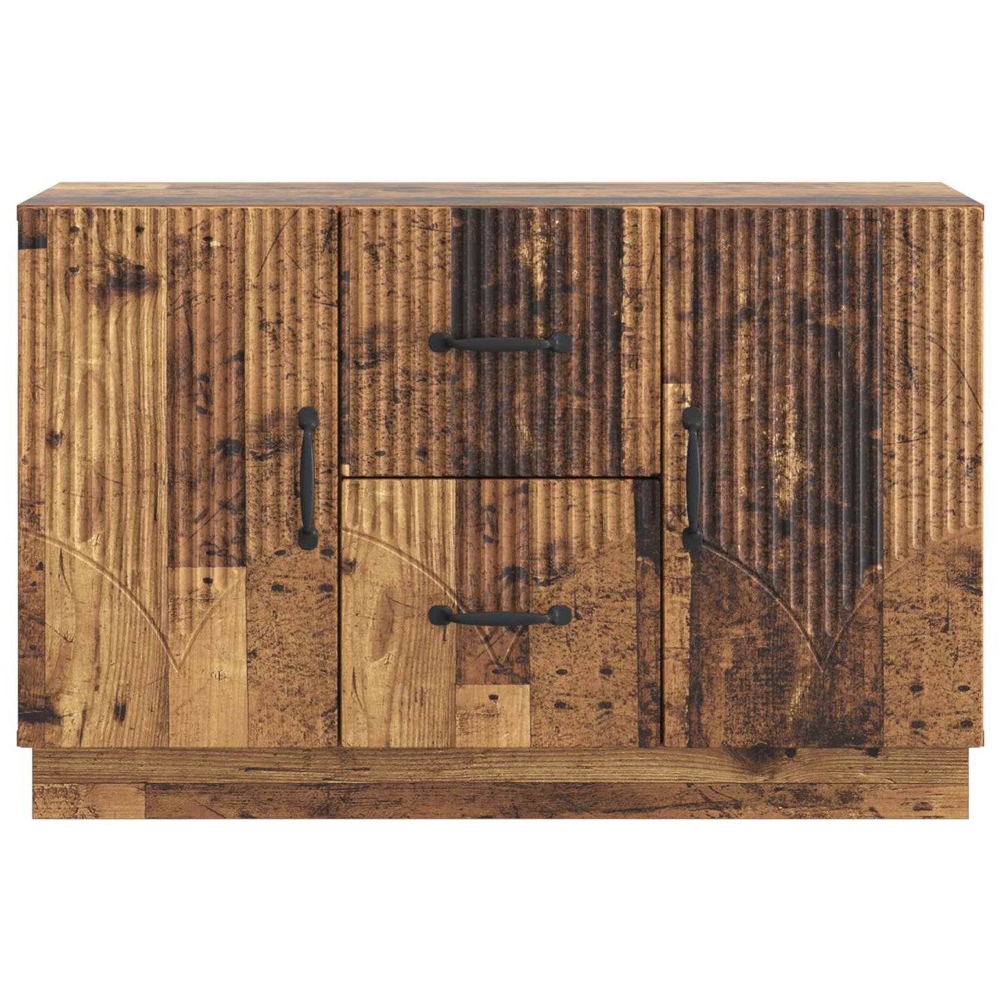 Dressoir met lade Oud hout 89 x 34,5 x 57 cm Bewerkt hout