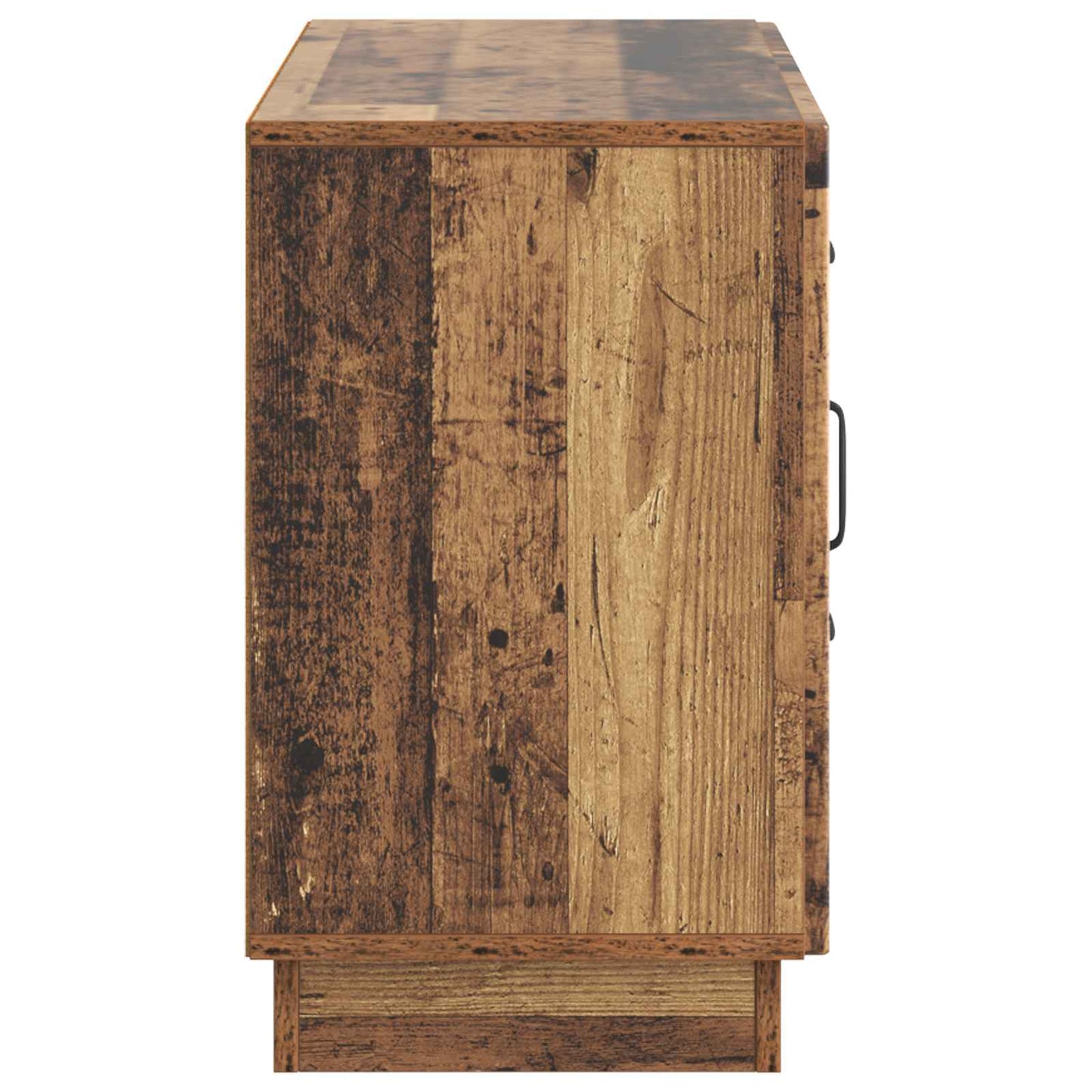 Dressoir met lade Oud hout 89 x 34,5 x 57 cm Bewerkt hout