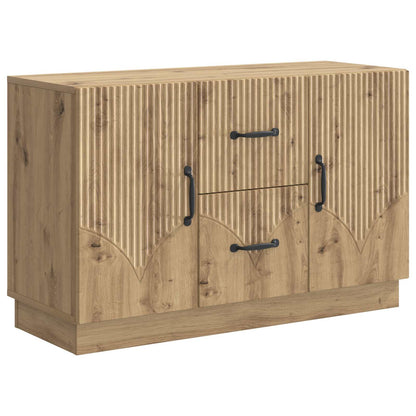 Dressoir Artisanaal eiken 89 x 34,5 x 57 cm Bewerkt hout