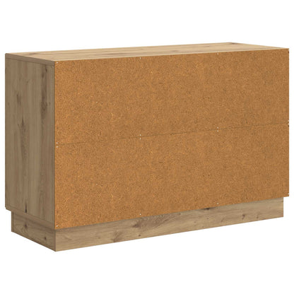 Dressoir Artisanaal eiken 89 x 34,5 x 57 cm Bewerkt hout