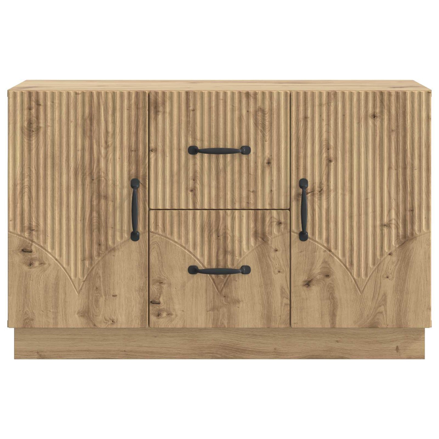 Dressoir Artisanaal eiken 89 x 34,5 x 57 cm Bewerkt hout