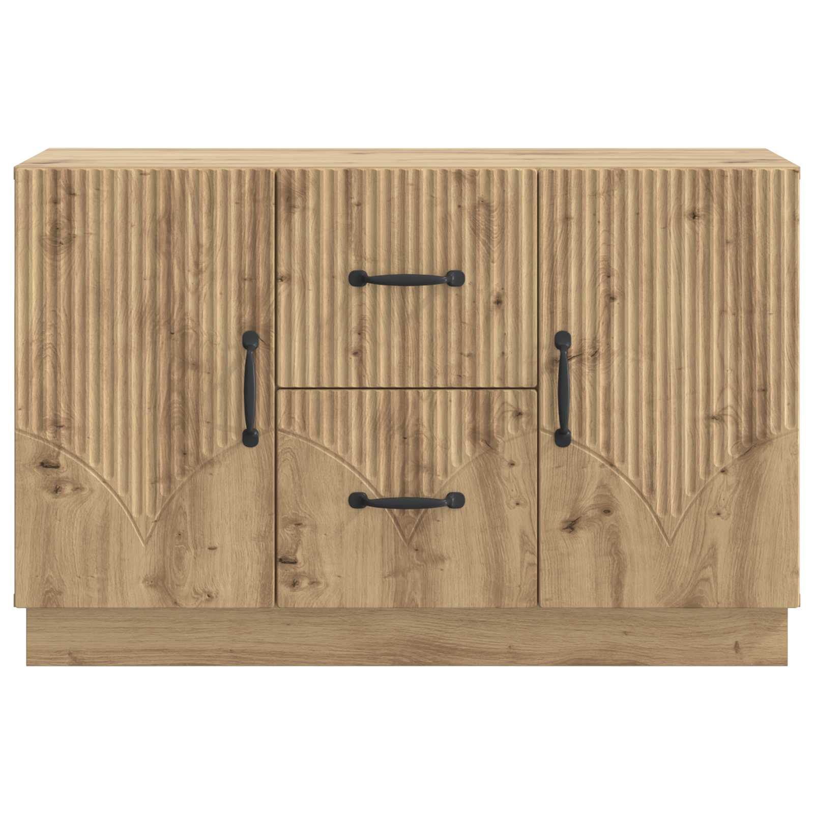 Dressoir Artisanaal eiken 89 x 34,5 x 57 cm Bewerkt hout