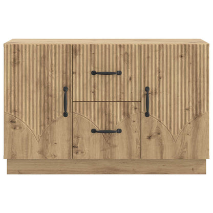 Dressoir Artisanaal eiken 89 x 34,5 x 57 cm Bewerkt hout