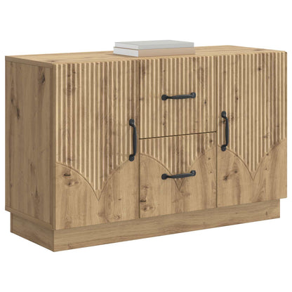 Dressoir Artisanaal eiken 89 x 34,5 x 57 cm Bewerkt hout