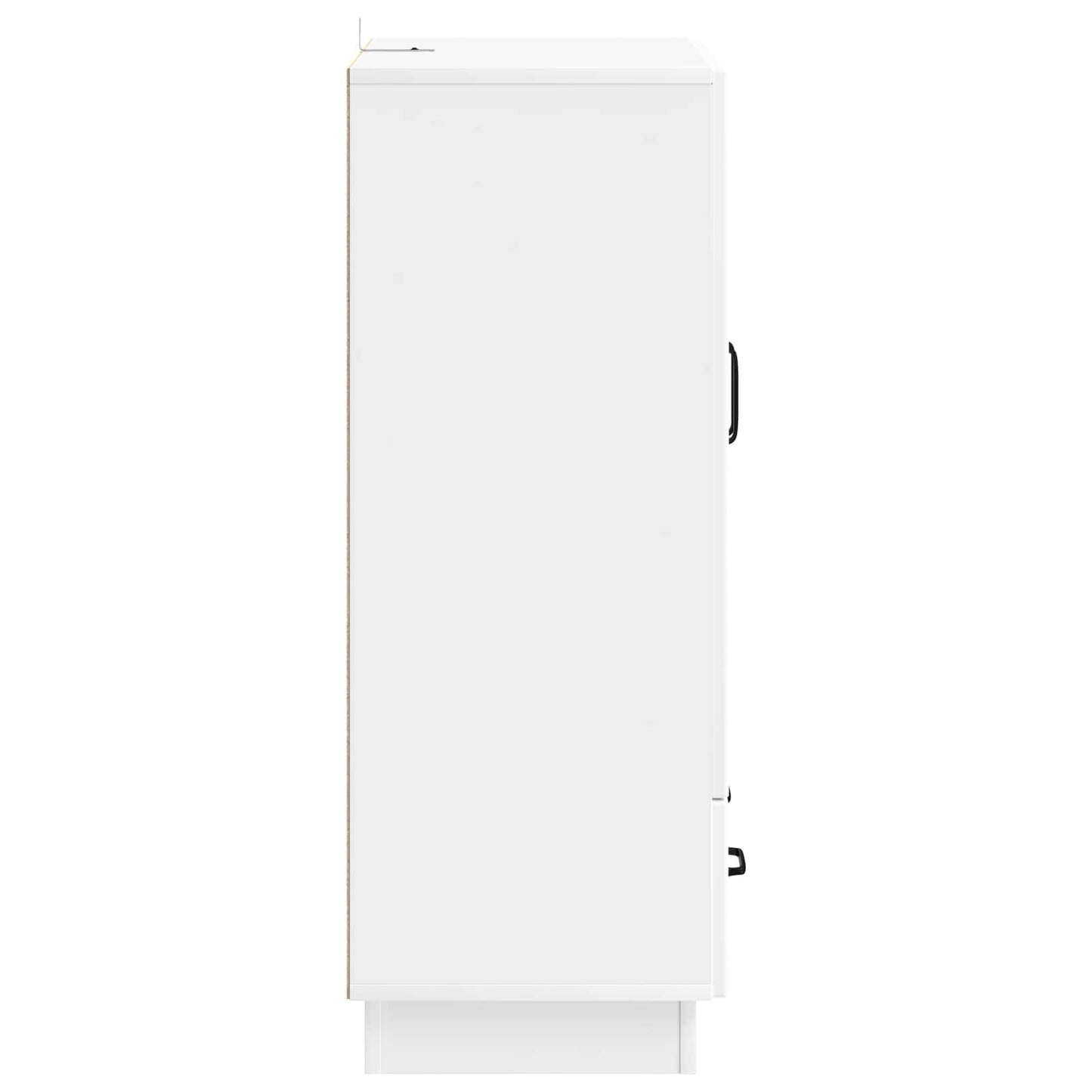 Dressoir met lade Wit 66 x 34,5 x 92 cm Bewerkt hout