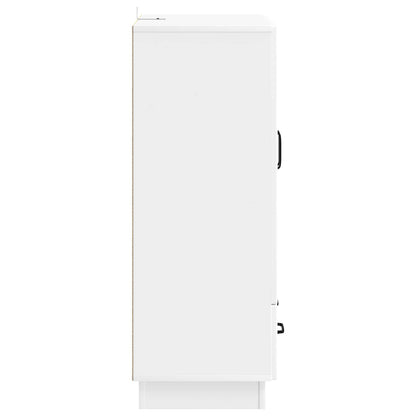 Dressoir met lade Wit 66 x 34,5 x 92 cm Bewerkt hout