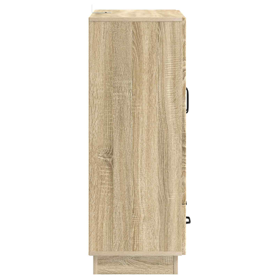Dressoir met lade Sonoma Eiken 66 x 34,5 x 92 cm Bewerkt hout