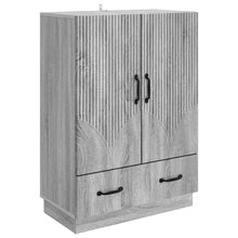 Dressoir met lade Grijs sonoma 66 x 34,5 x 92 cm Bewerkt hout