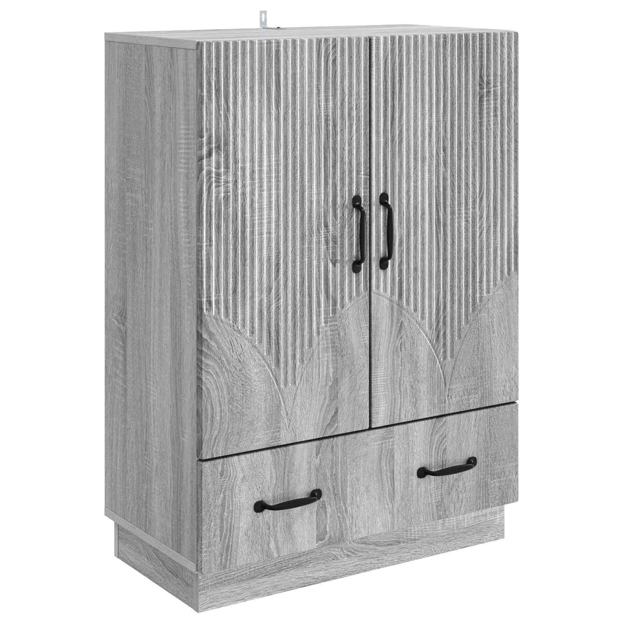 Dressoir met lade Grijs sonoma 66 x 34,5 x 92 cm Bewerkt hout