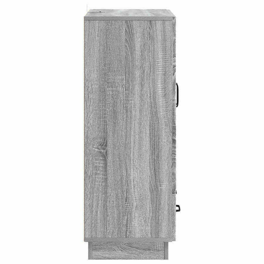 Dressoir met lade Grijs sonoma 66 x 34,5 x 92 cm Bewerkt hout