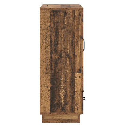 Dressoir met lade Oud hout 66 x 34,5 x 92 cm Bewerkt hout