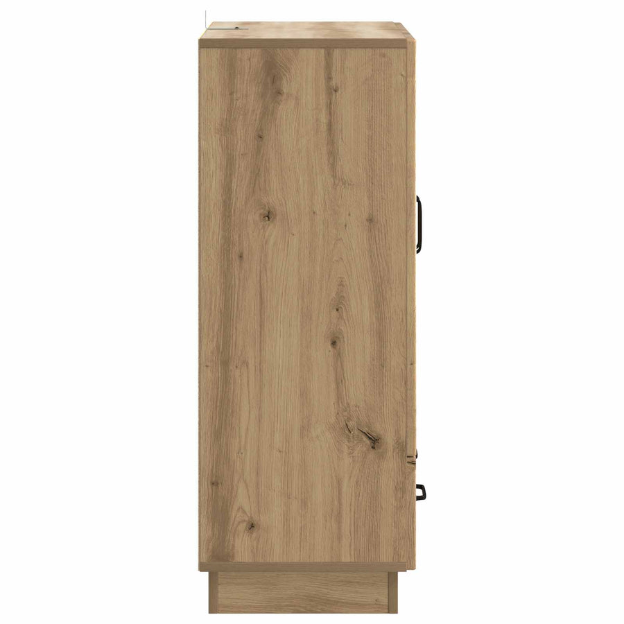 Dressoir Artisanaal eiken 66 x 34,5 x 92 cm Bewerkt hout