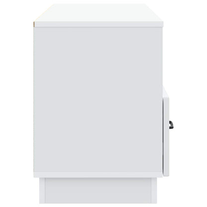 TV-kast met lade Wit 102 x 34,5 x 47 cm Bewerkt hout