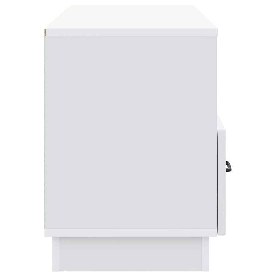 TV-kast met lade Wit 102 x 34,5 x 47 cm Bewerkt hout