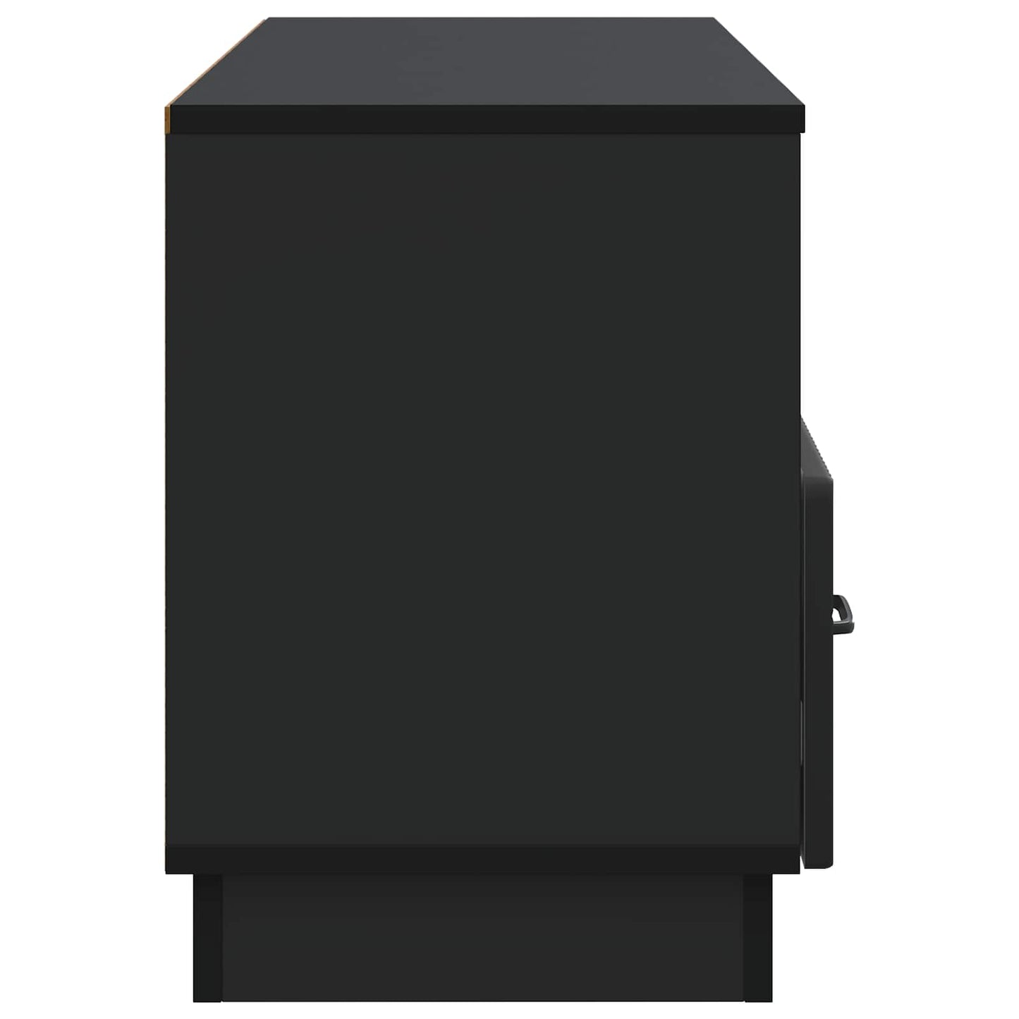 TV-kast met lade Zwart 102 x 34,5 x 47 cm Bewerkt hout