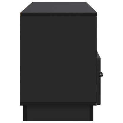 TV-kast met lade Zwart 102 x 34,5 x 47 cm Bewerkt hout